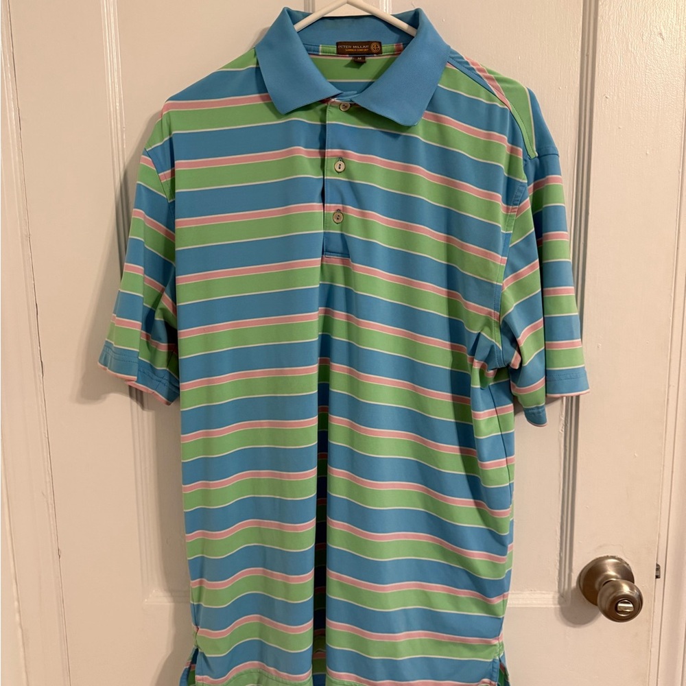 Peter Millar Multicolor Striped Polo Shirt
